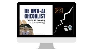 Anti-AI Checklist Voor Je E-mails